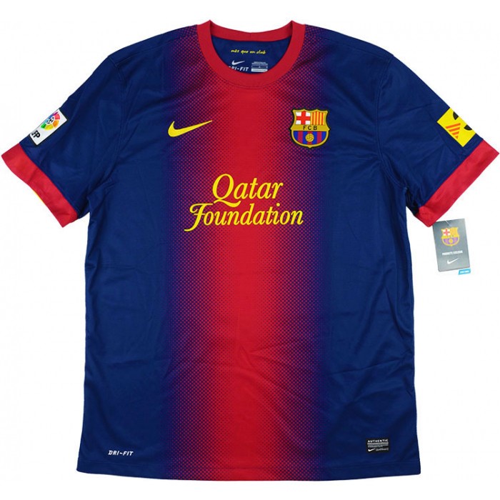 Tailandia Camiseta Barcelona 1st Retro 2012 2013 Azul Rojo